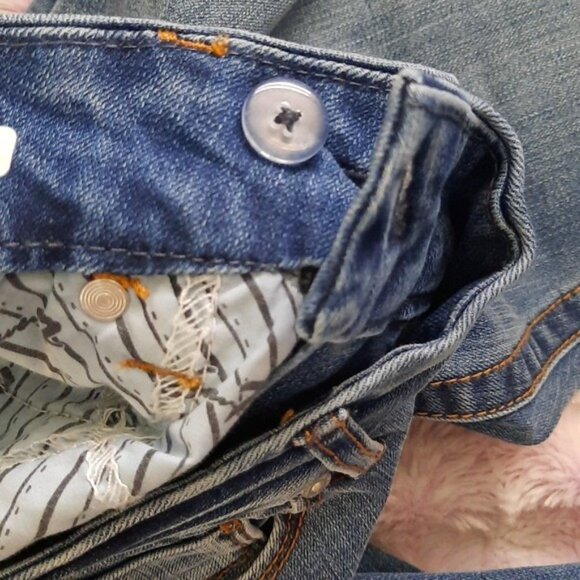 Seven 7 NWT Mars Blue Tummyless High Rise 5 Pockets Denim Skinny Jeans Size 16 - Picture 14 of 14